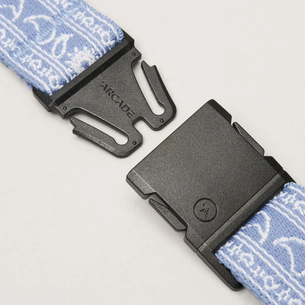Arcade Light Blue Patterned Belt - Picture 2 of 6